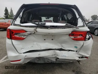 2020 Honda Odyssey EX with VIN 5FNRL6H57LB038073, listed as a Copart auction lot 54979525 with 38,114 mi miles and Salvage title. Bid and sale history available at DreamBid. Image 6.