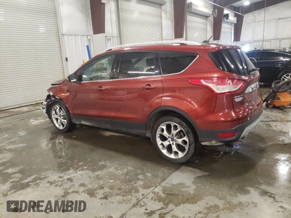 2014 Ford Escape Titanium with VIN 1FMCU9J90EUE36071, listed as a Copart auction lot 51772995 with 81,490 mi miles and Salvage Title. Bid and sale history available at DreamBid. Image 2.