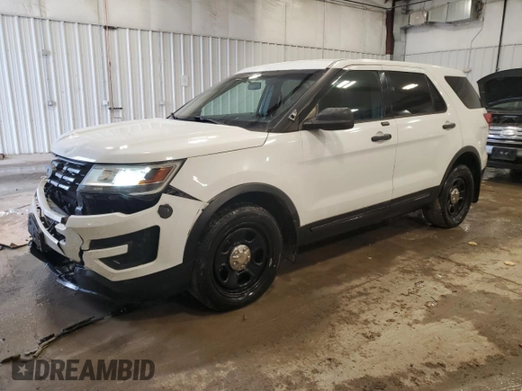 2016 Ford Utility Police Interceptor with VIN 1FM5K8AR7GGC67838, listed as a Copart auction lot 80341924 with 216,672 mi miles and Non Repairable. Bid and sale history available at carsss.com. Image 1.