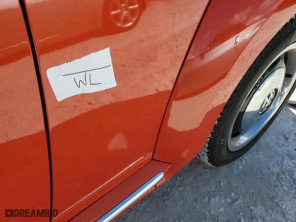 2018 Volkswagen Beetle S with VIN 3VWFD7AT5JM705503, listed as a Copart auction lot 75129054 with 0 mi miles and Non Repairable. Bid and sale history available at carsss.com. Image 12.
