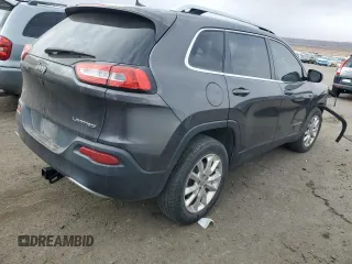 2017 Jeep Cherokee Limited with VIN 1C4PJMDBXHW537028, listed as a Copart auction lot 43150265 with 150,946 mi miles and Salvage Title. Bid and sale history available at carsss.com. Image 3.