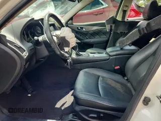 2017 Infiniti Q50 Premium with VIN JN1EV7AP3HM732884, listed as a Copart auction lot 60314675 with 75,597 mi miles and Salvage title. Bid and sale history available at DreamBid. Image 7.