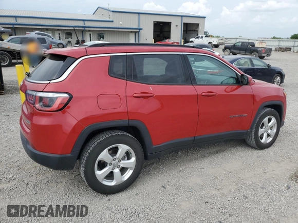 2018 Jeep Compass Altitude with VIN 3C4NJCBBXJT503252, listed as a Copart auction lot 54716095 with 72,889 mi miles and Salvage title. Bid and sale history available at DreamBid. Image 3.