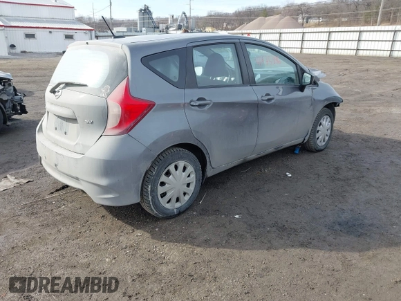 2017 Nissan Note SV with VIN 3N1CE2CP7HL367210, listed as a IAAI auction lot 41475346 with 107,345 mi miles and . Bid and sale history available at DreamBid. Image 4.
