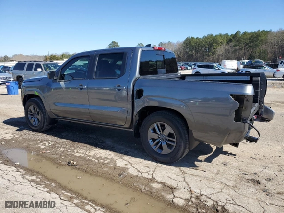 2025 Nissan Frontier SV with VIN 1N6ED1EJ8SN611463, listed as a Copart auction lot 45573665 with 133 mi miles and Salvage Title. Bid and sale history available at carsss.com. Image 2.
