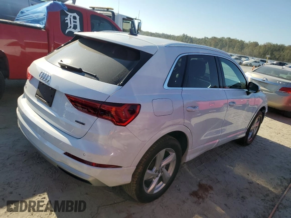 2019 Audi Q3 Premium with VIN WA1AECF36K1087936, listed as a Copart auction lot 73757564 with 65,128 mi miles and Salvage Title. Bid and sale history available at carsss.com. Image 3.