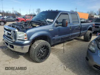 2006 Ford F-250 XL with VIN 1FTSW21P96EC26287, listed as a Copart auction lot 47420085 with 150,095 mi miles and Salvage title. Bid and sale history available at DreamBid. Image 1.