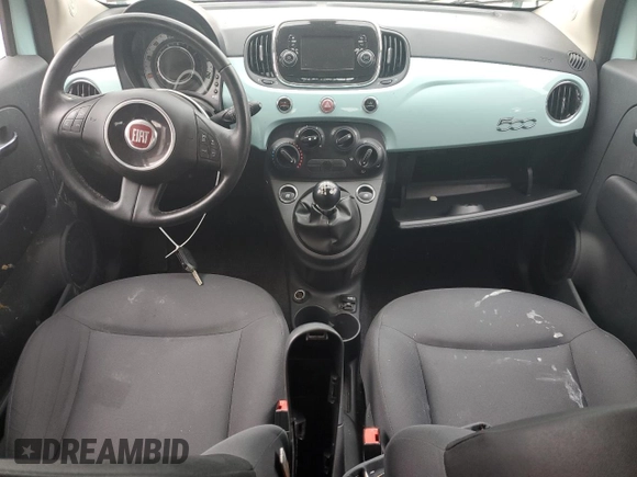 2016 FIAT 500 Pop with VIN 3C3CFFAR0GT169576, listed as a Copart auction lot 85710074 with 81,805 mi miles and Salvage Title. Bid and sale history available at carsss.com. Image 8.