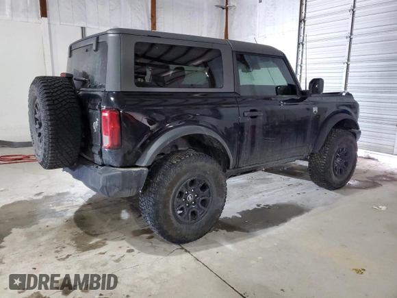 2022 Ford Bronco with VIN 1FMDE5AH7NLB79711, listed as a Copart auction lot 88099785 with 28,044 mi miles and Salvage title. Bid and sale history available at DreamBid. Image 3.