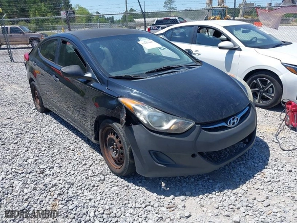 2012 Hyundai Elantra Limited with VIN 5NPDH4AE5CH069804, listed as a IAAI auction lot 42017607 with 185,209 mi miles. Bid and sale history available at carsss.com. Image 1.