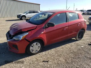 2022 Mitsubishi Mirage ES z VIN ML32AUHJ7NH009381, wystawiony jako Copart lot #46292075 z przebiegiem 39 287 mil mil oraz Szkoda całkowita • Salvage title. Historia ofert i sprzedaży dostępna na DreamBid. Obrazek 1.
