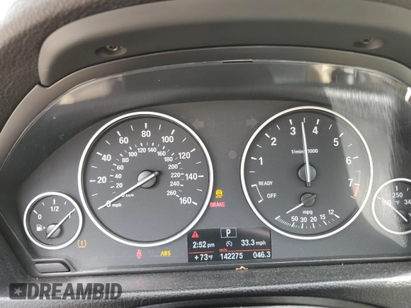2013 BMW 3 Series 328i with VIN WBA3A5C54DF354201, listed as a Copart auction lot 57764245 with 142,275 mi miles and Salvage title. Bid and sale history available at DreamBid. Image 9.
