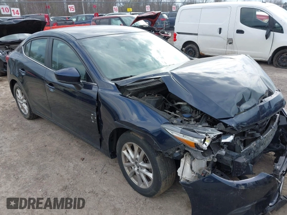 2017 Mazda 3 Sport with VIN 3MZBN1U75HM131972, listed as a IAAI auction lot 42085171 with 110,053 mi miles and . Bid and sale history available at DreamBid. Image 1.