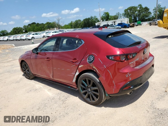 2021 Mazda 3 Premium with VIN JM1BPAML4M1317178, listed as a Copart auction lot 56008305 with 104,380 mi miles and Salvage title. Bid and sale history available at DreamBid. Image 2.