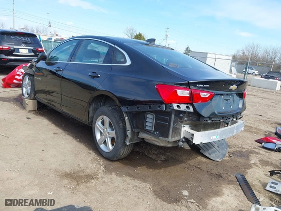2020 Chevrolet Malibu LS with VIN 1G1ZC5STXLF081361, listed as a IAAI auction lot 41903993 with 120,084 mi miles. Bid and sale history available at carsss.com. Image 3.