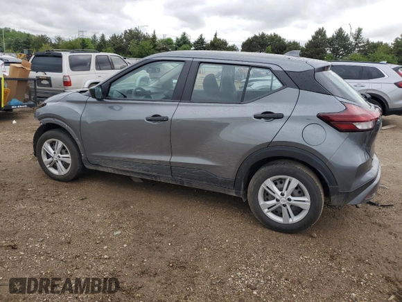 2023 Nissan Kicks S z VIN 3N1CP5BV9PL528439, wystawiony jako Copart lot #57608865 z przebiegiem 47 696 mil mil oraz Szkoda całkowita • Salvage title. Historia ofert i sprzedaży dostępna na DreamBid. Obrazek 2.