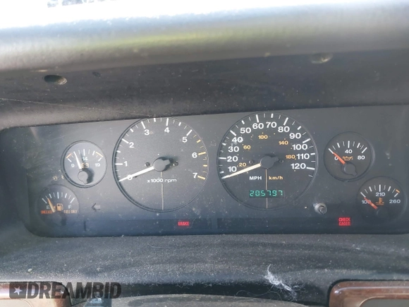1996 Jeep Grand Cherokee Laredo z VIN 1J4GZ58Y5TC186403, wystawiony jako IAAI lot #41562270 z przebiegiem 205 797 mil mil oraz . Historia ofert i sprzedaży dostępna na DreamBid. Obrazek 7.