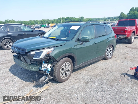 2023 Subaru Forester Premium with VIN JF2SKAEC1PH544967, listed as a IAAI auction lot 42474713 with 9,243 mi miles and . Bid and sale history available at DreamBid. Image 2.