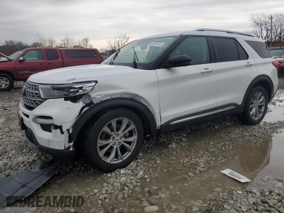 2021 Ford Explorer Limited с VIN 1FMSK8FH4MGB36591, выставлен на аукционе Copart как лот 45884145 с пробегом 83 177 миль миль и Списание • Salvage title. История ставок и продаж доступна на DreamBid. Изображение 1.