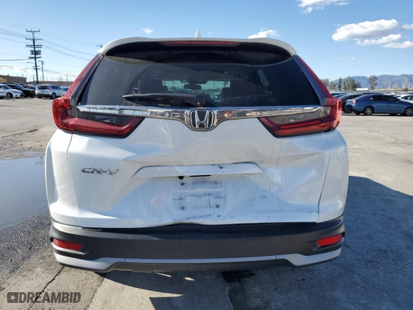 2020 Honda CR-V EX with VIN 7FARW1H5XLE025350, listed as a Copart auction lot 48080055 with 49,853 mi miles and Salvage Title. Bid and sale history available at carsss.com. Image 6.