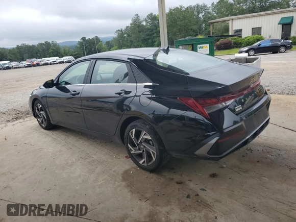 2024 Hyundai Elantra SEL with VIN KMHLS4DG3RU835436, listed as a Copart auction lot 57884035 with 10,333 mi miles and Clean title. Bid and sale history available at DreamBid. Image 2.