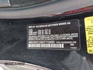 2014 BMW 4 Series 428i with VIN WBA3N7C58EF719495, listed as a IAAI auction lot 42490625 with 179,410 mi miles and . Bid and sale history available at DreamBid. Image 9.