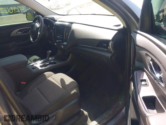 2020 Chevrolet Traverse LS with VIN 1GNERFKW0LJ262283, listed as a IAAI auction lot 42106293 with 52,934 mi miles and . Bid and sale history available at DreamBid. Image 5.