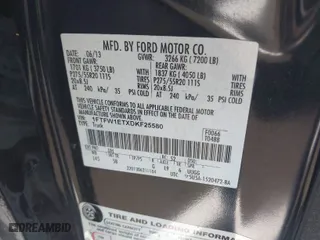 2013 Ford F-150 XL with VIN 1FTFW1ETXDKF25580, listed as a IAAI auction lot 41984341 with 256,014 mi miles. Bid and sale history available at carsss.com. Image 9.