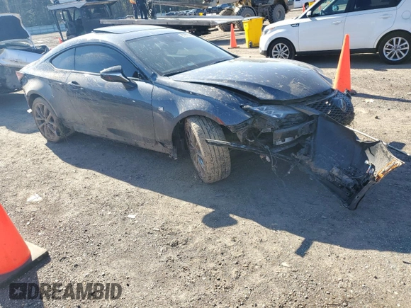 2021 Lexus RC with VIN JTHGZ5BC7M5023534, listed as a Copart auction lot 87201234 with 46,208 mi miles and Salvage Title. Bid and sale history available at carsss.com. Image 4.