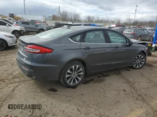 2020 Ford Fusion SE with VIN 3FA6P0T99LR261024, listed as a Copart auction lot 52929595 with 55,555 mi miles and Non repairable. Bid and sale history available at DreamBid. Image 3.