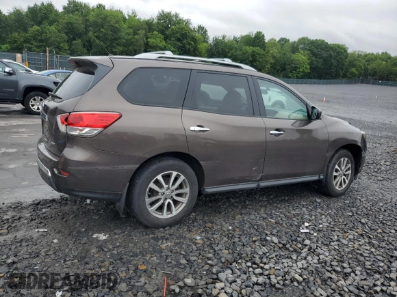2016 Nissan Pathfinder S with VIN 5N1AR2MM2GC668423, listed as a Copart auction lot 61051085 with Not provided miles and Salvage title. Bid and sale history available at DreamBid. Image 3.