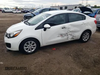 2013 Kia Rio LX with VIN KNADM4A39D6291023, listed as a Copart auction lot 69408964 with 98,709 mi miles and Salvage Title. Bid and sale history available at carsss.com. Image 1.