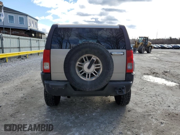2006 Hummer H3 with VIN 5GTDN136268141339, listed as a Copart auction lot 41491775 with 90,387 mi miles and Clean Title. Bid and sale history available at DreamBid. Image 6.