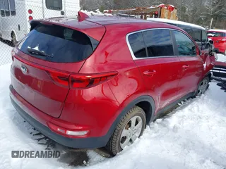 2018 Kia Sportage LX with VIN KNDPMCAC4J7311436, listed as a IAAI auction lot 41536094 with 109,213 mi miles. Bid and sale history available at carsss.com. Image 4.