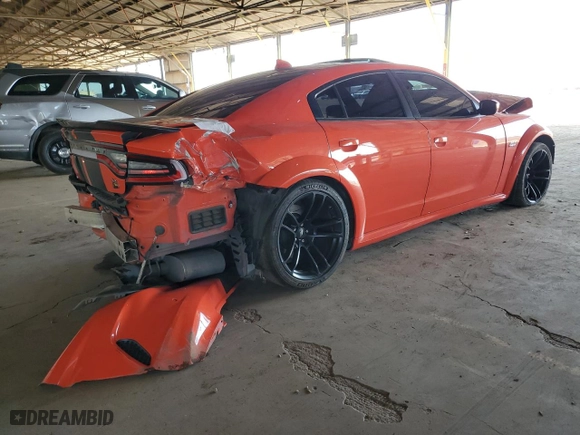2020 Dodge Charger Scat Pack with VIN 2C3CDXGJ6LH237363, listed as a Copart auction lot 52633055 with 65,107 mi miles and Salvage Title. Bid and sale history available at carsss.com. Image 3.