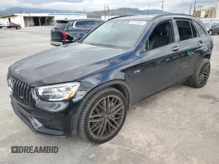 2021 Mercedes-Benz GLC with VIN W1N0G6EB5MF934224, listed as a Copart auction lot 52119644 with 32,868 mi miles and Salvage Title. Bid and sale history available at carsss.com. Image 1.