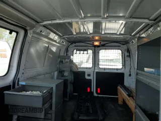 2013 Ford Econoline Cargo Commercial with VIN 1FTNE1EW8DDA30307, listed as a Copart auction lot 51963455 with 227,785 mi miles and Salvage Title. Bid and sale history available at DreamBid. Image 10.