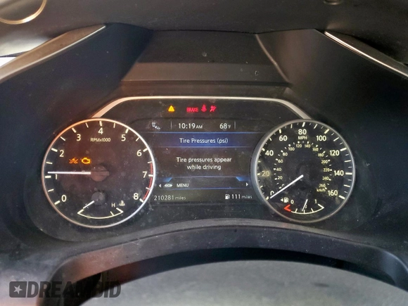 2015 Nissan Murano SL with VIN 5N1AZ2MH5FN267731, listed as a Copart auction lot 47766095 with 210,281 mi miles and Salvage Title. Bid and sale history available at DreamBid. Image 9.