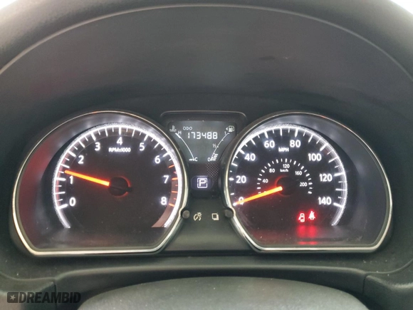 2015 Nissan Versa SV with VIN 3N1CN7AP5FL898483, listed as a Copart auction lot 53100565 with 173,488 mi miles and Salvage Title. Bid and sale history available at carsss.com. Image 9.