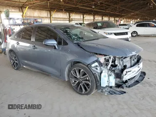 2020 Toyota Corolla XSE with VIN JTDT4RCE0LJ023547, listed as a Copart auction lot 52449155 with 42,248 mi miles and Salvage Title. Bid and sale history available at carsss.com. Image 4.