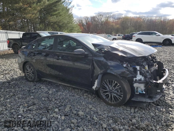 2023 Kia Forte GT-Line with VIN 3KPF54AD9PE609416, listed as a Copart auction lot 53337375 with 25,423 mi miles and Salvage Title. Bid and sale history available at carsss.com. Image 4.