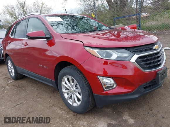 2020 Chevrolet Equinox LT with VIN 2GNAXUEV6L6220600, listed as a IAAI auction lot 42181262 with 26,887 mi miles and . Bid and sale history available at DreamBid. Image 1.