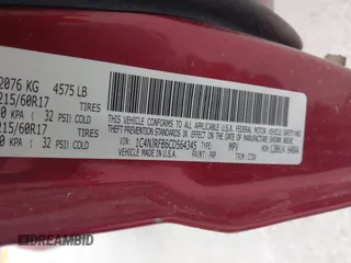 2012 Jeep Patriot Latitude with VIN 1C4NJRFB6CD564345, listed as a IAAI auction lot 42033221 with 158,805 mi miles and . Bid and sale history available at carsss.com. Image 9.