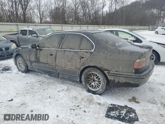 2003 BMW 5 Series 530iA with VIN WBADT634X3CK41414, listed as a Copart auction lot 85972294 with 153,889 mi miles and Salvage Title. Bid and sale history available at carsss.com. Image 2.