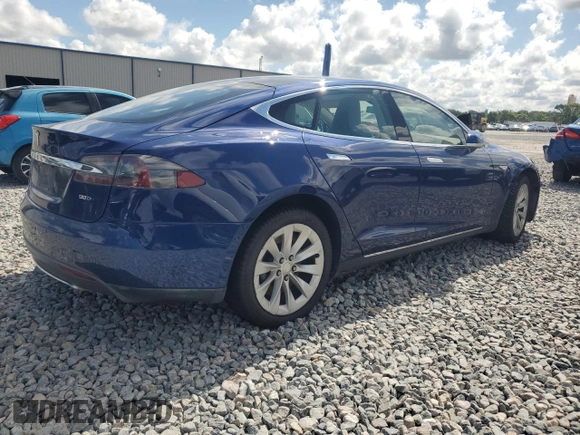 2016 Tesla Model S 90D with VIN 5YJSA1E29GF134975, listed as a Copart auction lot 61823295 with Not provided miles and Non repairable. Bid and sale history available at DreamBid. Image 3.