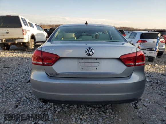 2013 Volkswagen Passat SE w/Sunroof & Nav with VIN 1VWBP7A34DC054196, listed as a Copart auction lot 51770695 with 231,922 mi miles and Clean Title. Bid and sale history available at carsss.com. Image 6.