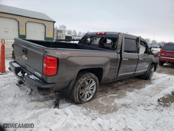 2015 Chevrolet Silverado 1500 High Country with VIN 3GCUKTEC9FG480818, listed as a Copart auction lot 87331694 with 0 mi miles and Salvage Title. Bid and sale history available at carsss.com. Image 3.