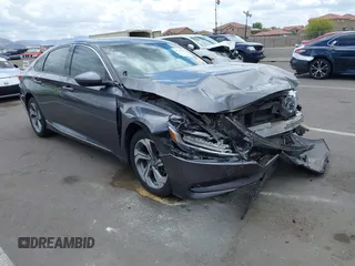 2018 Honda Accord EX z VIN 1HGCV1F4XJA181409, wystawiony jako IAAI lot #42193183 z przebiegiem 81 230 mil mil oraz . Historia ofert i sprzedaży dostępna na DreamBid. Obrazek 1.