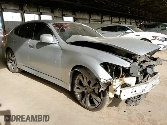 2011 Infiniti M with VIN JN1BY1APXBM324638, listed as a Copart auction lot 51014985 with 194,447 mi miles and Salvage title. Bid and sale history available at DreamBid. Image 10.