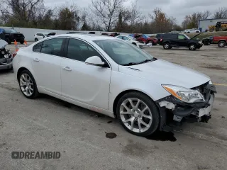 2017 Buick Regal GS with VIN 2G4GT5GX4H9135713, listed as a Copart auction lot 80759614 with 98,998 mi miles and Salvage title. Bid and sale history available at DreamBid. Image 4.